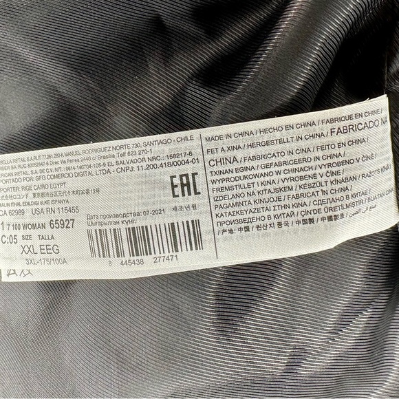 NWT Mango Nadine Houndstooth Cropped Blazer Size XXL - Picture 13 of 16